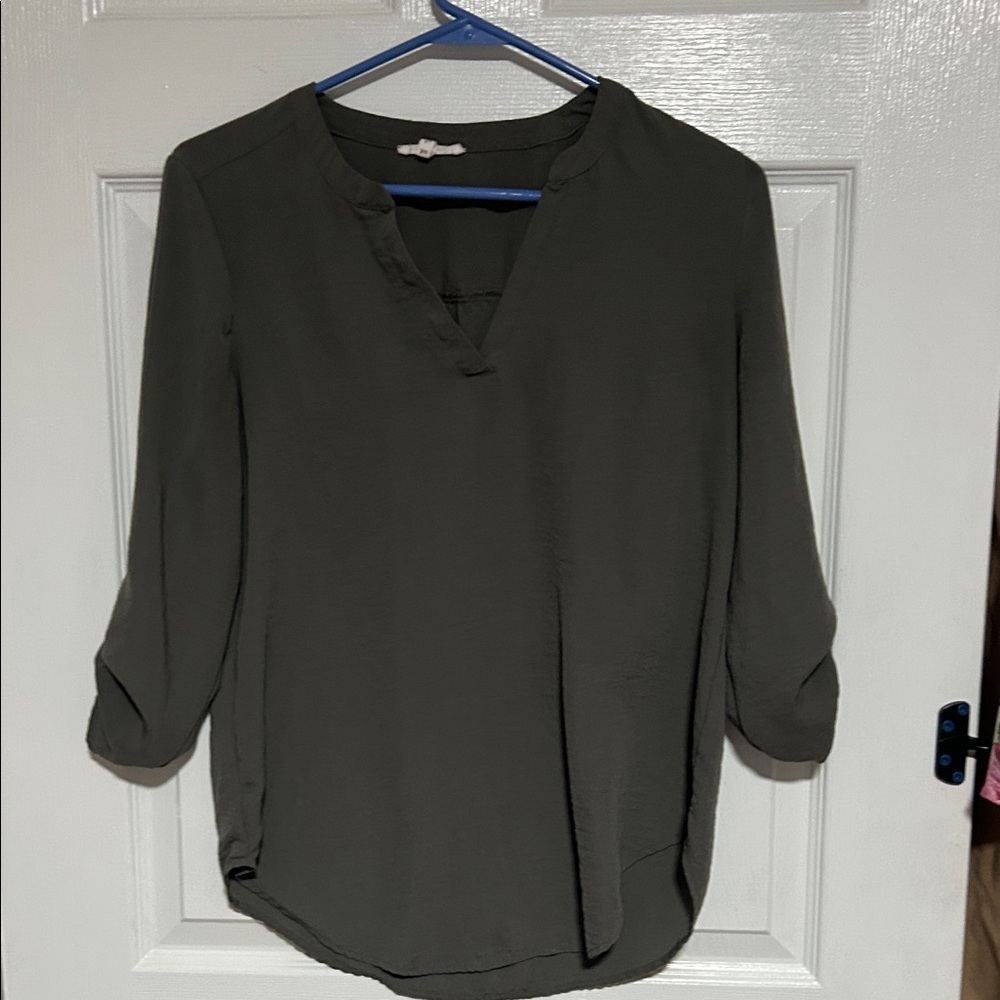 Maurices Olive Blouse